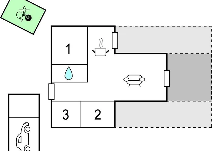 Σπίτι διακοπών Pet Friendly In With Kitchen